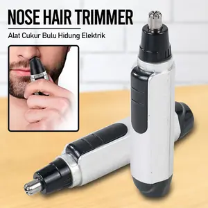 Cukur Bulu Hidung Nose Hair Trimmer - BZ-001 - Silver - Goncon Beeljedd Store Imperal Cukur Elektrik Cepat Pas Aman Mesin Eyebrow Alis