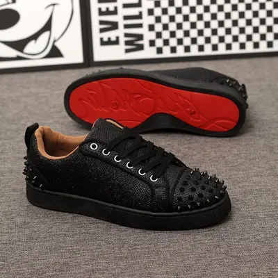 Louboutin Originales Zapatos Suela Roja Para Hombre Precio Tenis