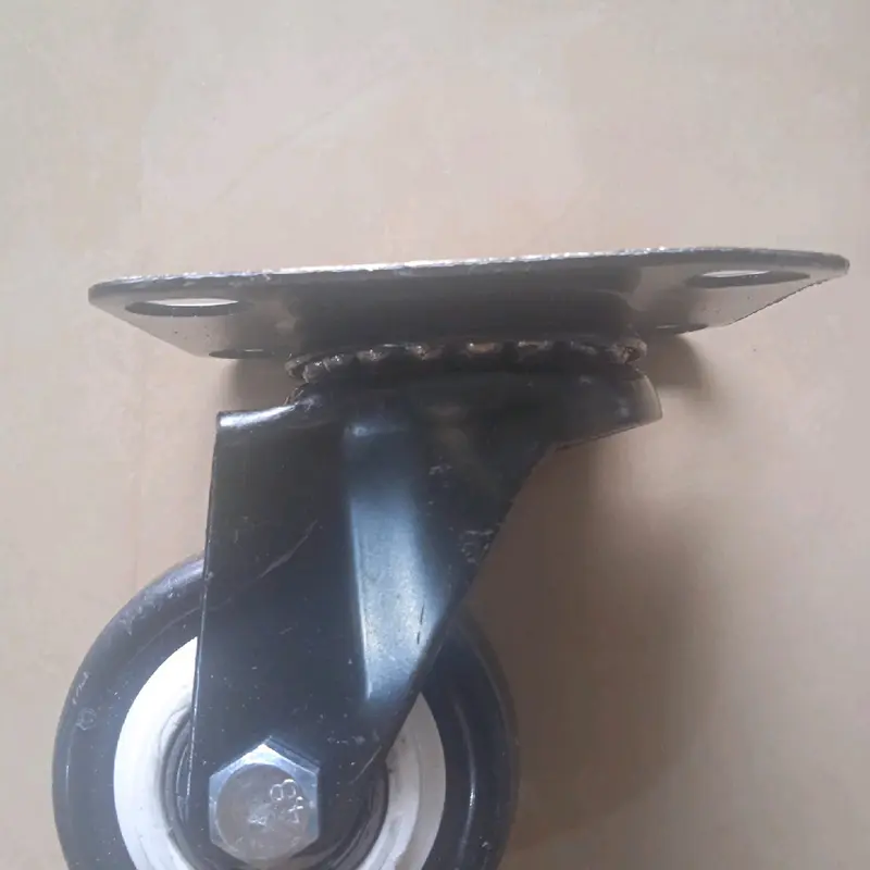 Bộ 4 bánh xe đen viền trắng, chất liệu cao cấp, chịu tải cao, đường kính 40mm/50mm/60mm/70mm 6