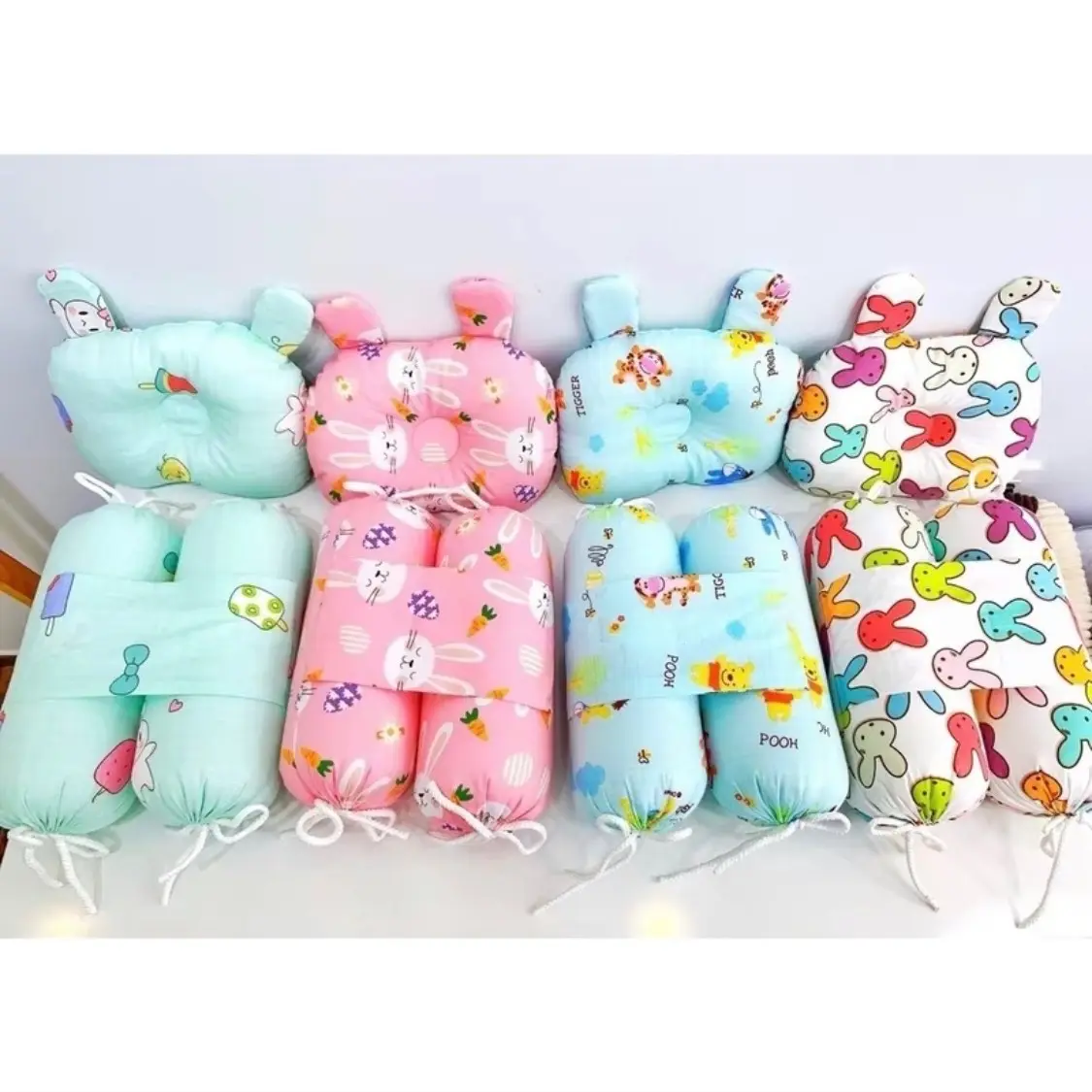 Bộ chặn bông Baby kèm gối cho bé sơ sinh - Kem - Gối Ngủ ghế  ngồi  cho  bé gối  ôm  cho  em  bé gối  ôm  cho  bé  4  tháng chũn  cho  bé  sơ  sinh nhộng  chũn  bé  sơ  sinh miếng  lót  chống  thấm rem  ngủ  ở  trẻ  sơ  sinh