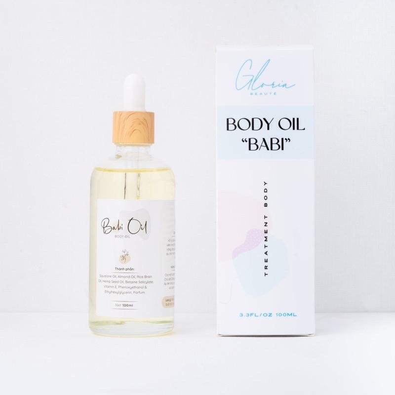 OIL BABI DẦU DƯỠNG DA BHA DÀNH CHO BODY DƯỠNG ẨM DƯỠNG MỊN