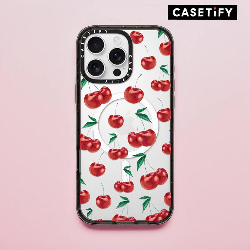 Casetify Green Leaf Cherry Phone Case for iPhone 13 14 15 16 - TikTok Shop