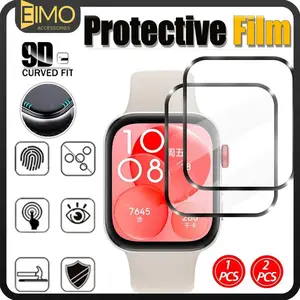 Tempered Glass Film for Huawei Watch Fit 4/4 Pro / 3 Screen Protector Ultra-Slim Anti Gores Screen Jam Tangan Smartwatch for Huawei Fit 3