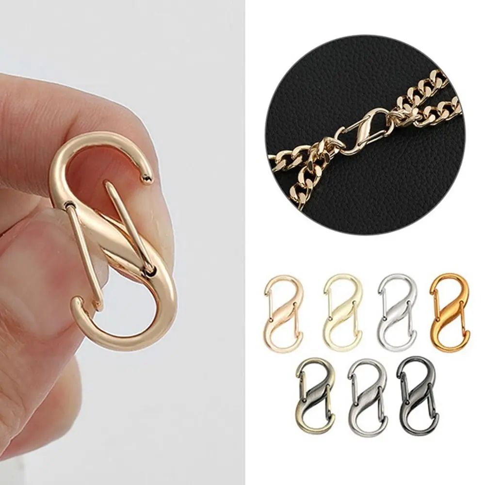 Móc Cắt Ngắn, Bền, Hình Dạng Loại S, Khóa Mở Rộng Túi Móc Cài, Phụ Kiện Phần Cứng, Khóa Có Thể Điều Chỉnh Chiều Dài Dây Xích, Khóa Điều Chỉnh, Thích Hợp Cho Túi Dây Xích Tự Làm