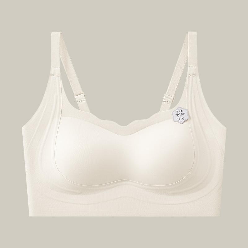 Áo Ngực Lưng, Thiết Kế Liền Mạch, Hỗ Trợ Mềm Mại, Cảm Giác Trần, Chống Chảy Xệ, Bộ Sưu Tập Ngực Bên, Áo Vest Vô Hình, Chun, Không Dây 8