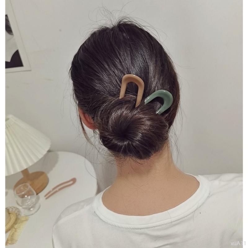 Ghim hoa mai  Nét đẹp vượt thời gian Trâm cài tóc chữ U búi tóc cổ điển màu bóng trơn đơn giản thanh lịch giá rẻ K138 kẹp  hàn  quốc  sứ  càng  cua  3  răng  vịt  lò  xo trâm  bằng  vợt  cầu  lông sét keptoc set  có  hộp  đựng  con kepgap  custom  tên 6