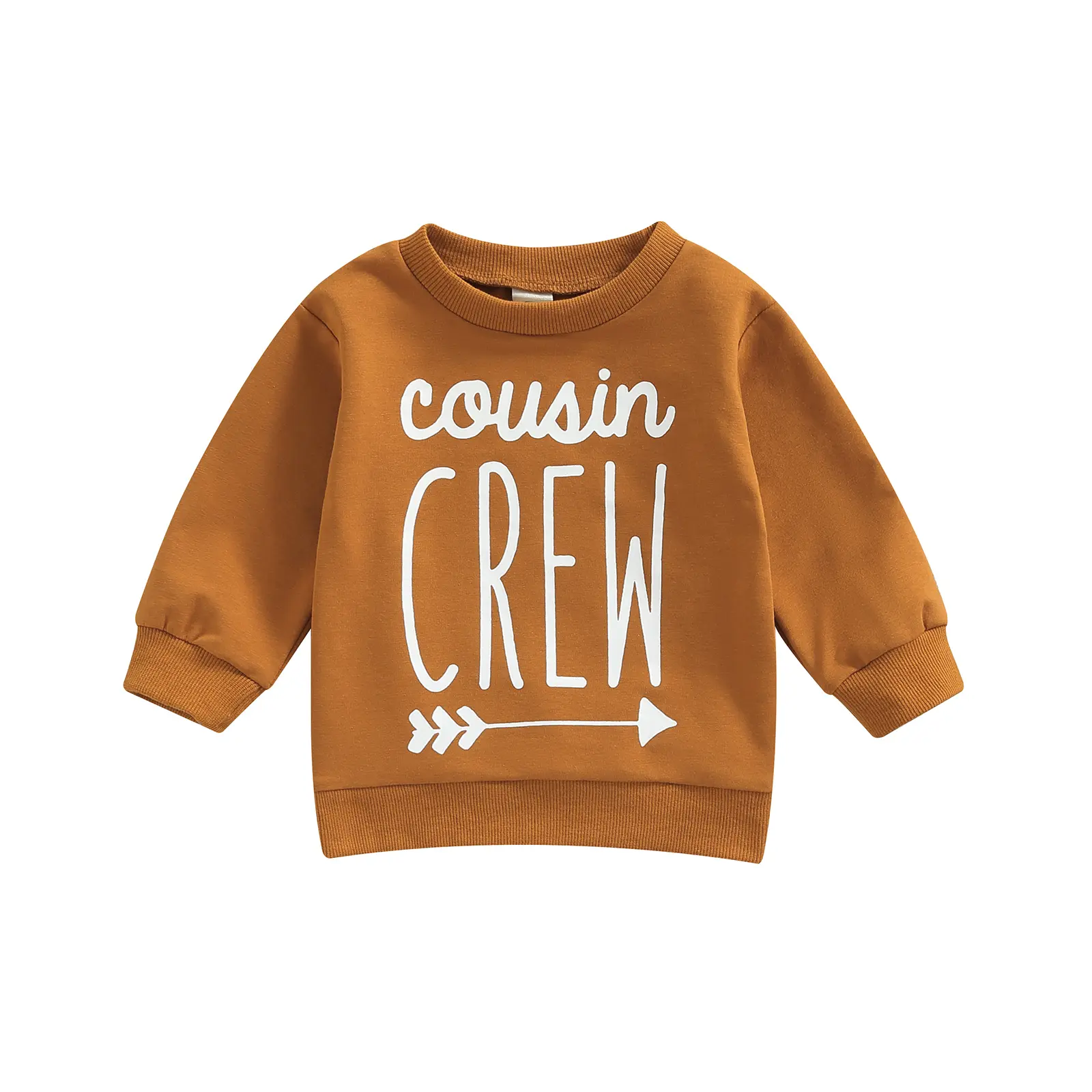 Toddler Boy Girl Pullover Sweatshirt Casual Letter Printed Round Neck Baby Long Sleeve Tops Streetwear