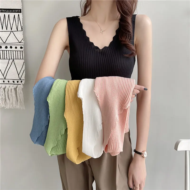 Angel Collection - Tank top knit / rajut import polos
