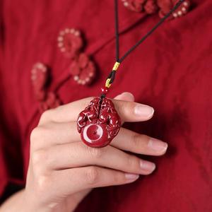 Loket Gesper Keamanan Pixiu, untuk Lelaki dan Wanita, Warna Emas Ungu, Pasir Emas, dengan Zodiak Tahun Kalung, Pesona Keamanan, dengan Loket Jewelry Charms