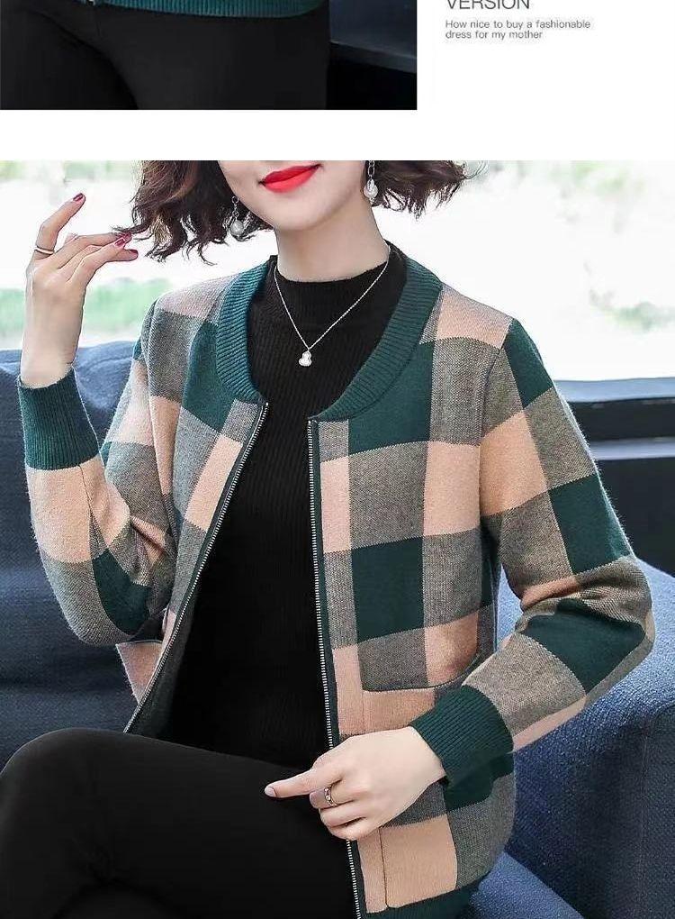 Product Introduction of Áo Khoác Ngắn Cho Nữ, Chống Nắng, Thích Hợp Cho Các Bà Mẹ Trung Niên, Áo Khoác Một Lớp Mùa Thu, Áo Cardigan Dáng Rộng Mới, Thích Hợp Cho Mùa Xuân Và Mùa Thu Của Phụ Nữ Trung Niên, Áo Khoác Bóng Chày 10
