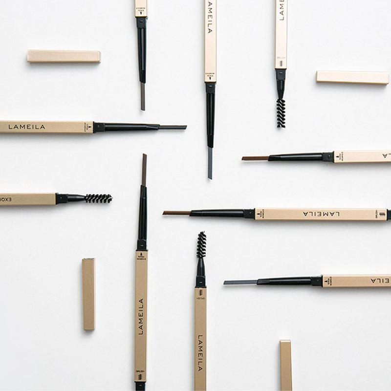 Product Introduction of Dual-ended Thin Eyebrow Pencil Waterproof & Sweatproof Natural Eyebrow Pencil 34
