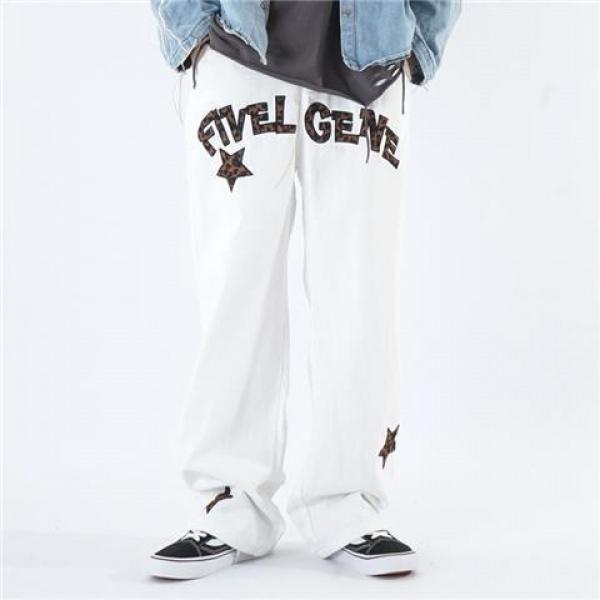 Product Introduction of Quần Dài Nam Maillard Thể Thao, Thương Hiệu Thời Trang Đường Phố Cao Cấp Mỹ, In Chữ, Phong Cách Hip Hop, Ống Rộng, Dáng Suông, Ống Đứng, Bộ Sưu Tập Xuân / Hè 2024 Menswear Lưng Cao Pants 12