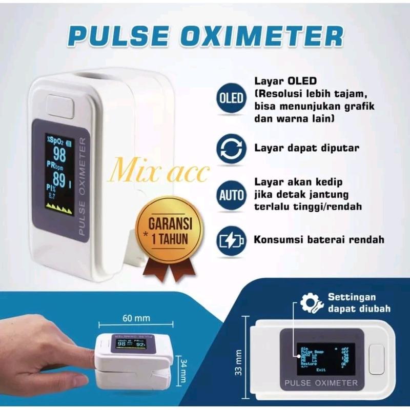 Alat ukur okxymeter kadar oksigen darah pulse okxymeter LK87 0