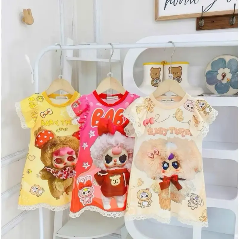 VÁY BABYTHREE PHỐI REN XINH XẮN CHO BÉ GÁI 6