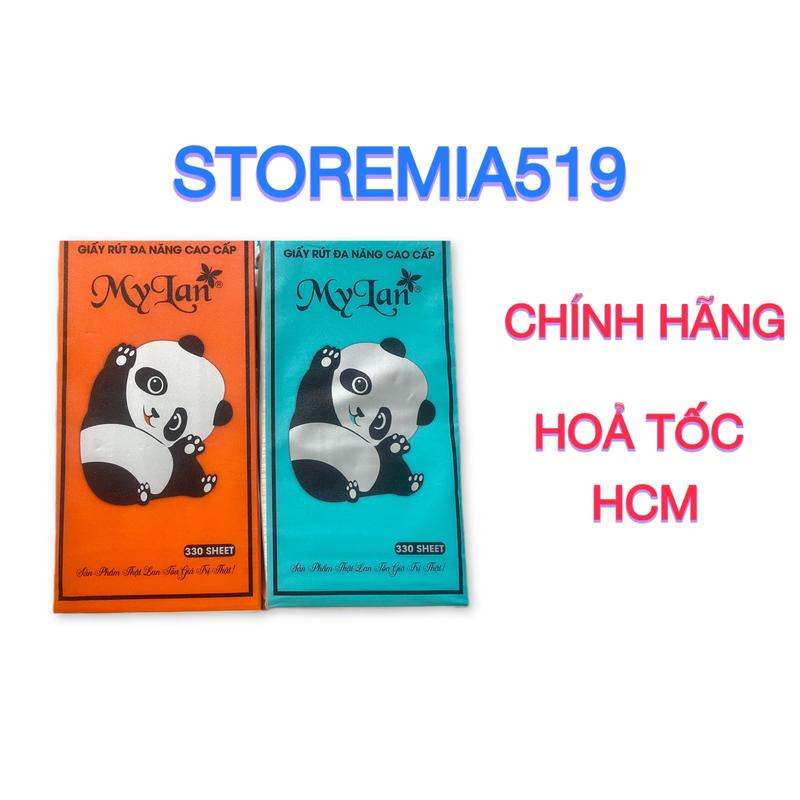 Giấy rút đa năng cao cấp Mỹ Lan 1 thùng 4 gói [tặng 2 mốc] Giấy Ăn Khăn Giấy Giấy Lau