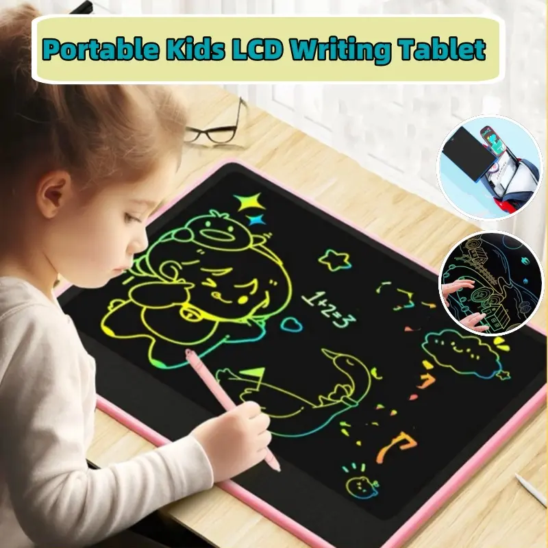 Portable Kids LCD Writing Tablet Digital Drawing Graphics Writing Tablet Kids Gift