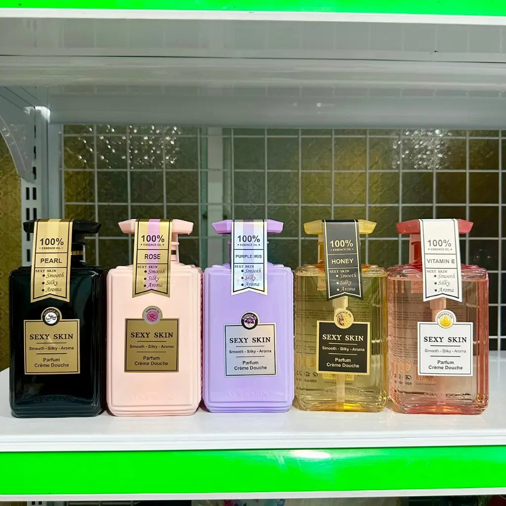 SỮA TẮM LƯU HƯƠNG NƯỚC HOA PHÁP SEXY SKIN 600ML | SỮA TẮM THƠM LÂU NAM NỮ Dưỡng Body | Sữa tắm nữ