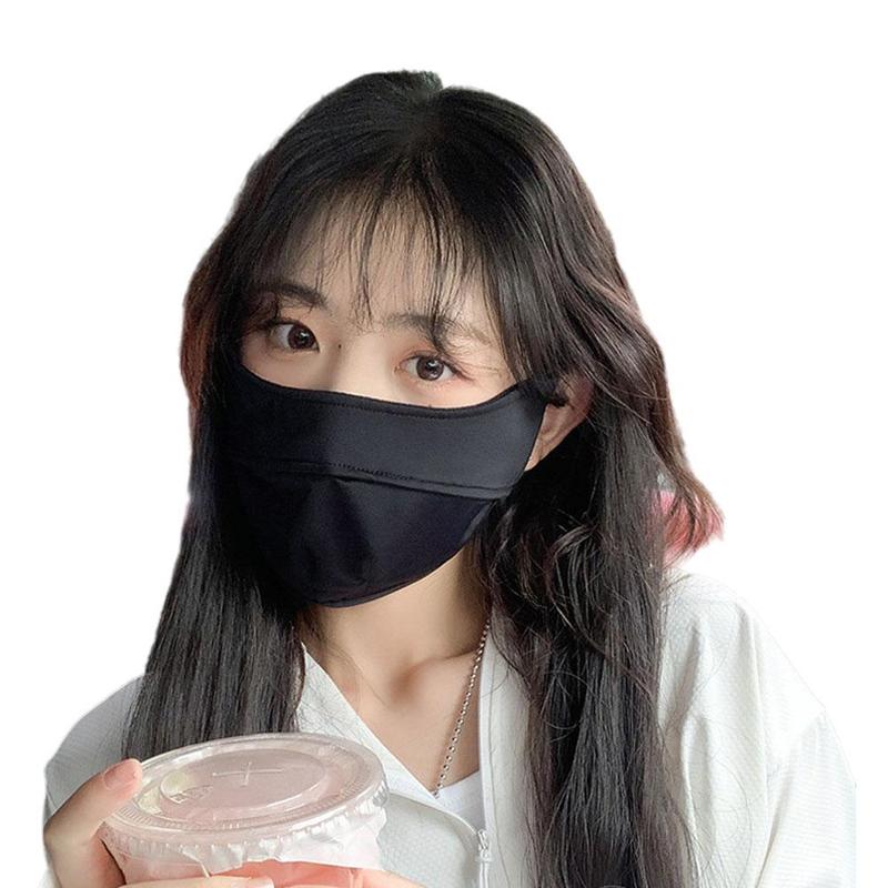 Product Introduction of Gradient Color Ice Silk Face Mask Summer Anti-UV Quick-drying Women Headband Ice M3U1 Scarf M0S6 23