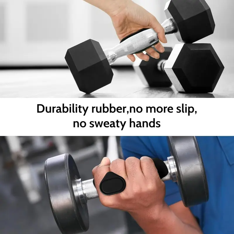 Silicone Finger Grip Strengthener, 1 Set Non-slip Fitness Grip, Hand Strengthener for Dumbbell and Barbell, Gym Fitness Equipment for Home Gym, Summer Essentials 7