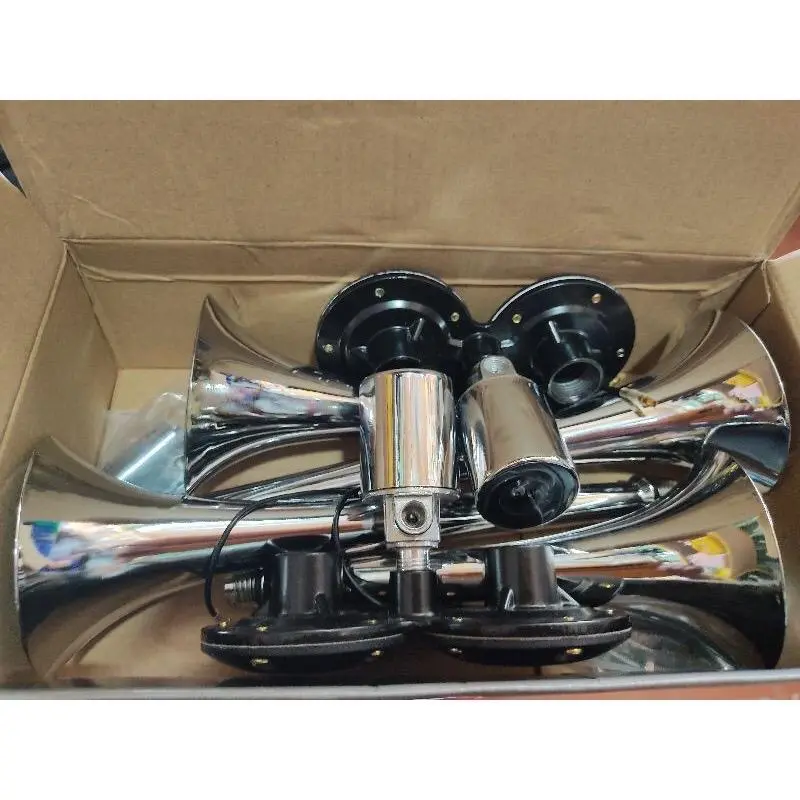 Còi hơi 24 vol HORN TECH (giá 1 chiếc )( phải có bình hơi) 1
