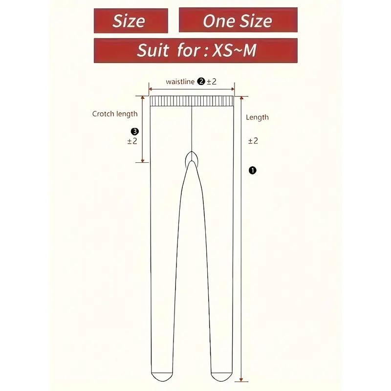 Women's Fake Translucent Thermal Pants For Fall & Spring, High Rise High Stretch Slim Fit Tights 5