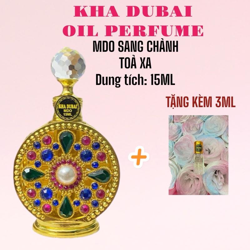 [ KÈM 3ML ] MDO15 - Tinh dầu nước hoa Kha Dubai oil perfume 15ML hương MDO sang chảnh quý phái không ngọt toả hương xa Nữ