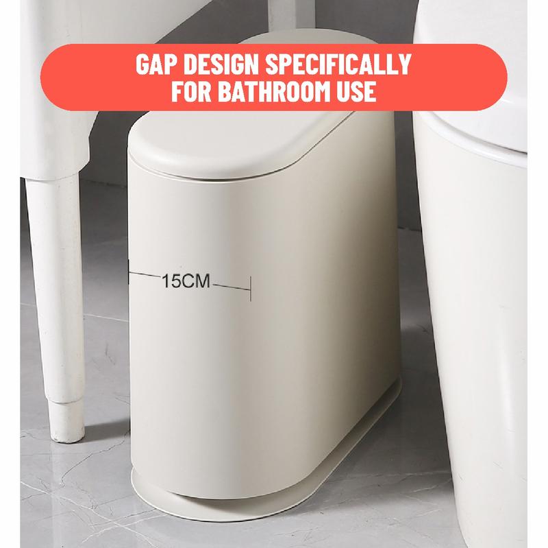 Product Introduction of Koala Home Rubbish Bin-for Bathroom/Toilet/Kitchen/Living Room Slim Gap Trash Can Waste Bin Dustbin Trash Bin 9