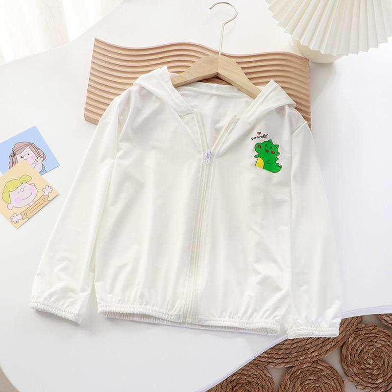 Summer children's sun protection clothing, ultra-thin and breathable skin clothing for boys and girls, beach sun protection clothing 6