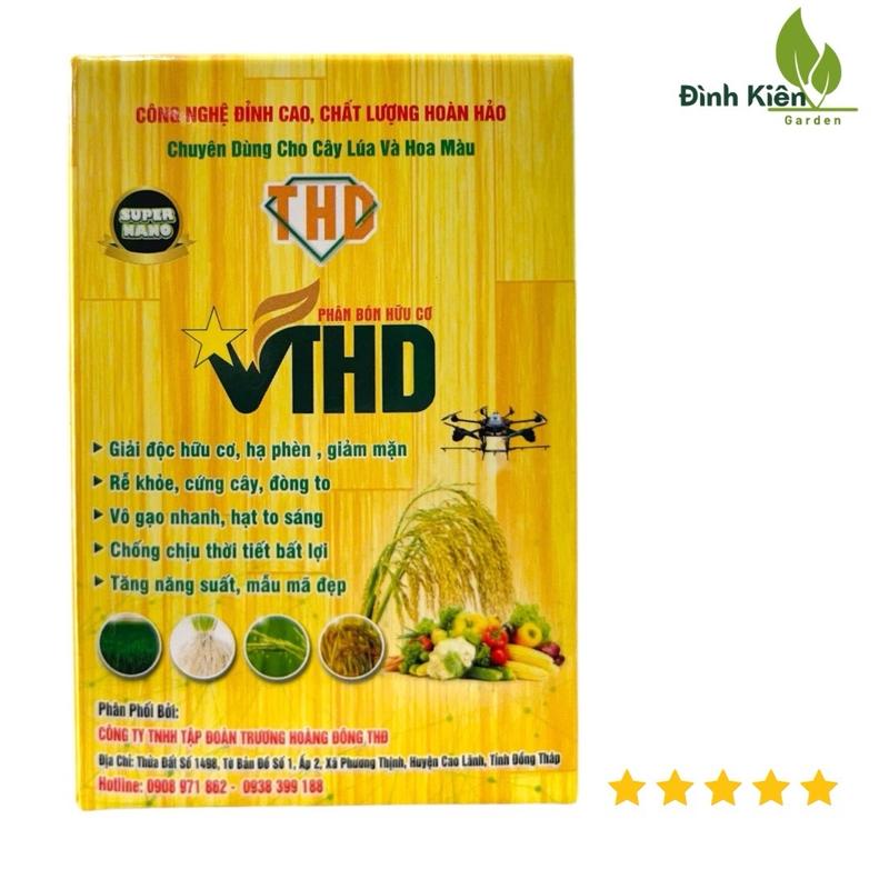  Phân bón lá hữu cơ VTHD SUPER NANO VÀNG TRÊN LÚA & HOA MÀU giúp cải tạo đất  giải độc hữu cơ hạ phèn giảm mặn 