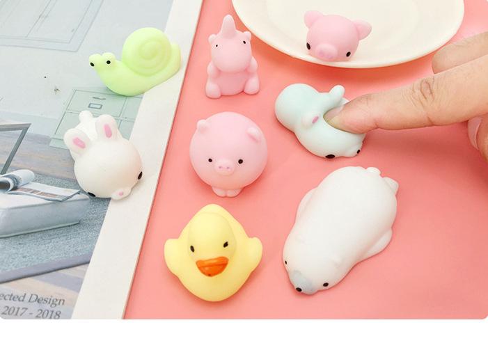 Product Introduction of New Creative Toy Animal Pet Seal Jun Small Tuanzi Blow Off Steam and Relieve Pressure Pinch Music 15