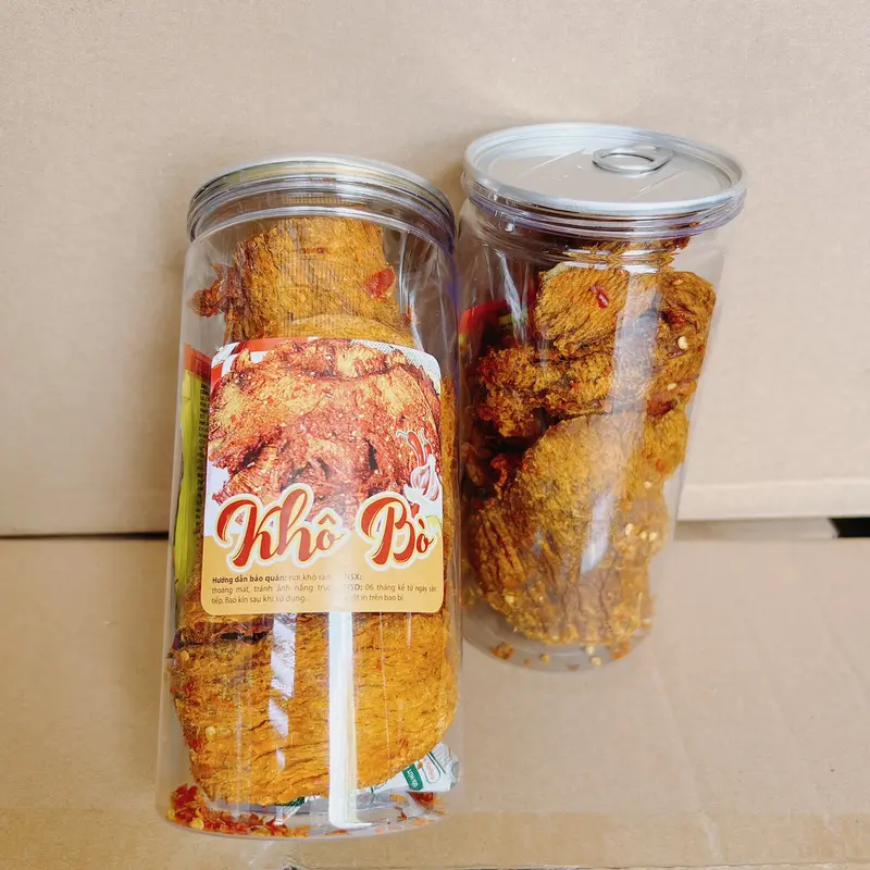 Khô Bò Miếng Mềm Cao Cấp ( Bò 100% ) hộp 300gr/250gr/200gr | đồ ăn vặt haovosnack Chua Cay 3