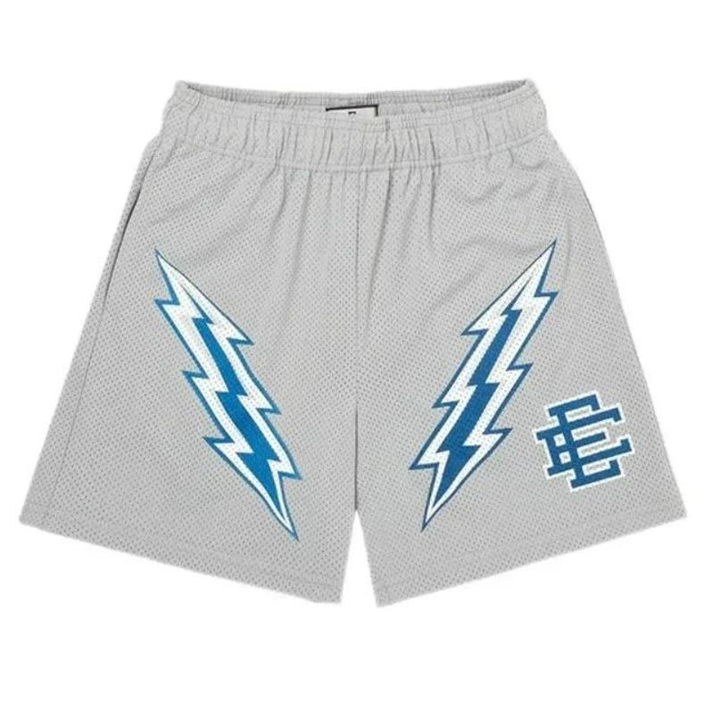 Eric Emanuel EE Lưới Cơ Bản Quần Đùi, In Hoa Cổ Điển, Quần Đùi Tập Gym, Dành Cho Nam, Thích Hợp Tập Gym, Bóng Rổ, Thể Thao, Bãi Biển, Mùa Hè Mới Sport 3