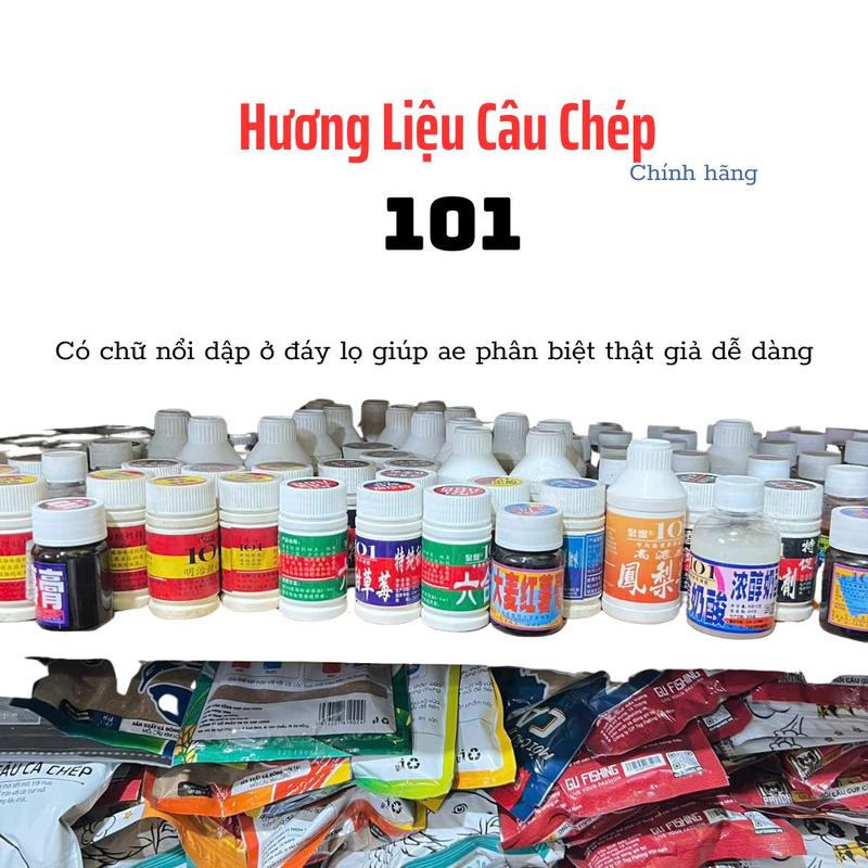  Hương Liệu 101 Tinh Mùi Câu Cá Trắm Đen Chép Trắm Trắng vị thơm đậm hiệu quả cao  chính hãng  