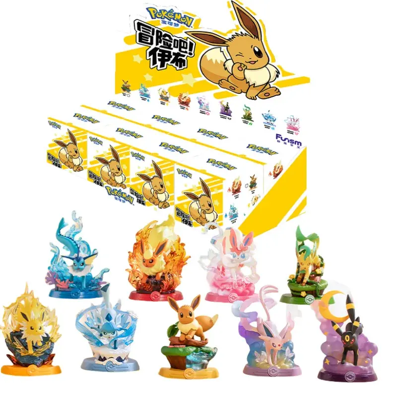 Eevee Family Sut, Origin Funism Pokemon Anime Wanderer, Blind Box ...