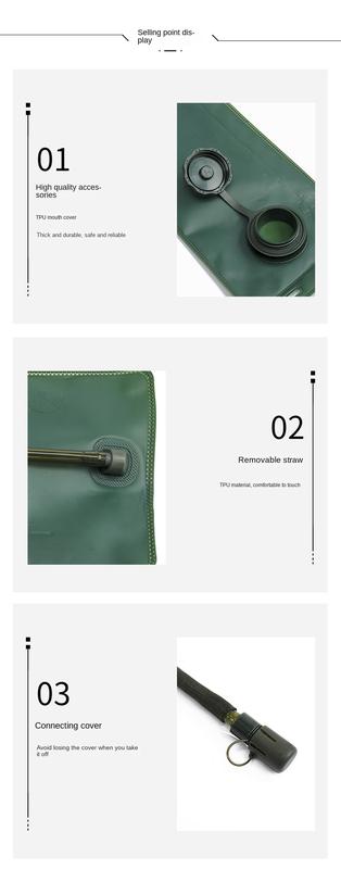 Product Introduction of Outdoor Sports Water Bag Liner Water Storage 3L Food Grade Eva Water Bag Odorless Riding Hiking Water Bag Carrying Body Kettle Bag 27