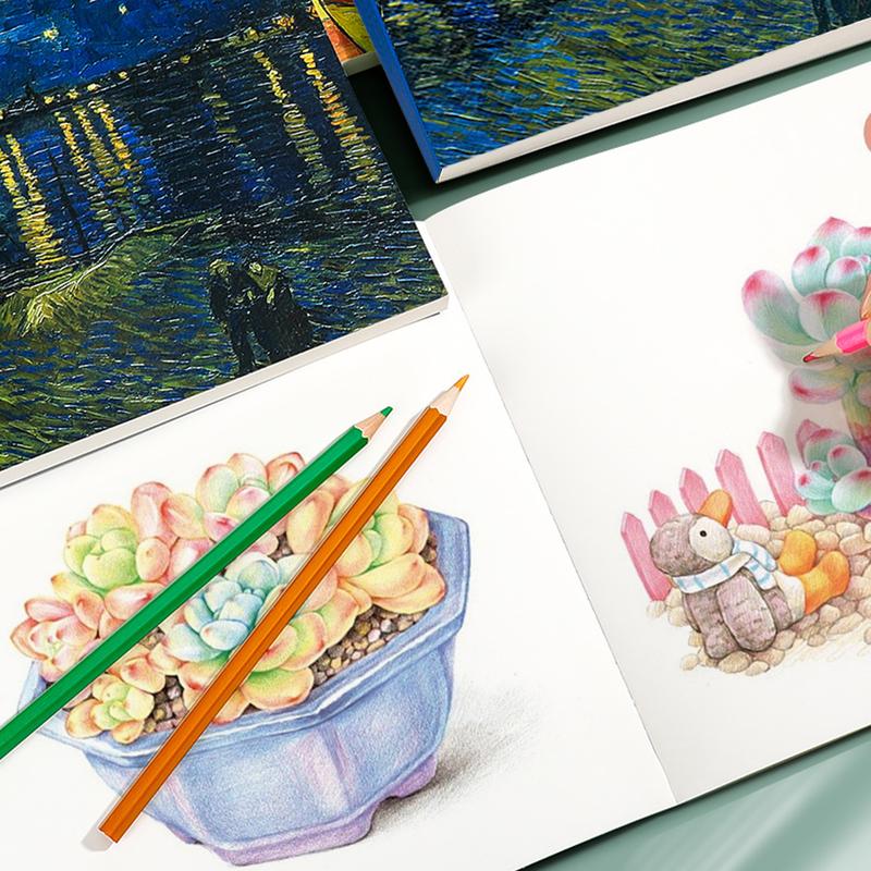 Product Introduction of Sổ phác thảo bìa hướng dương sơn dầu, 1 cái, Sổ vẽ cho sinh viên nghệ thuật, Sổ phác thảo nghệ thuật 10