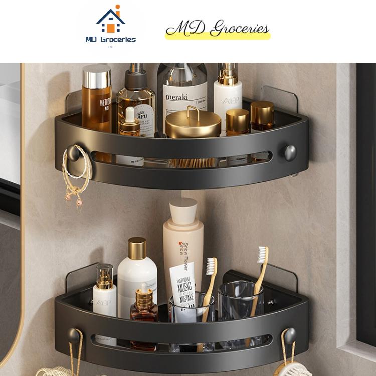 Bathroom Triangle Storage Rack Bathroom Storage Rack Bathroom Bathroom Storage Rack Punch Free Storage Rack Towel Rack dish washing soap holder 0