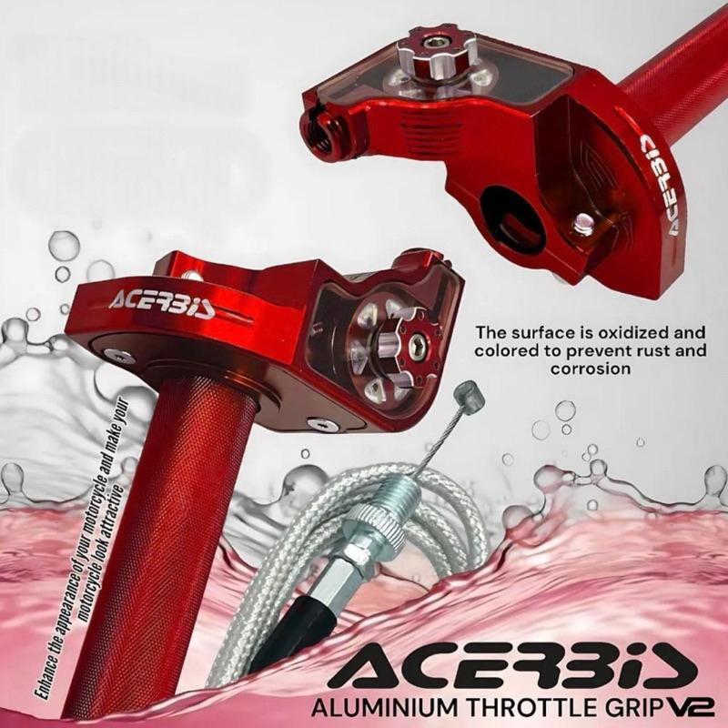 Gas spontan roller cnc gas spontan acerbis cnc 1 kabel {Modern Motoshop} Motorcycle 2