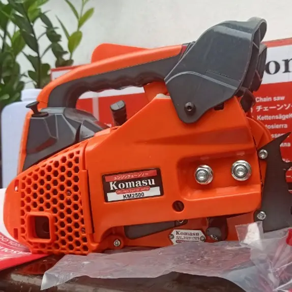Máy cưa xích chạy xăng mini Komasu - Lam 30 cm xi lanh 25cc - Bảo hành 24 tháng keoti a phát cỏ stihl 382 đầu máy cắt cỏ 5