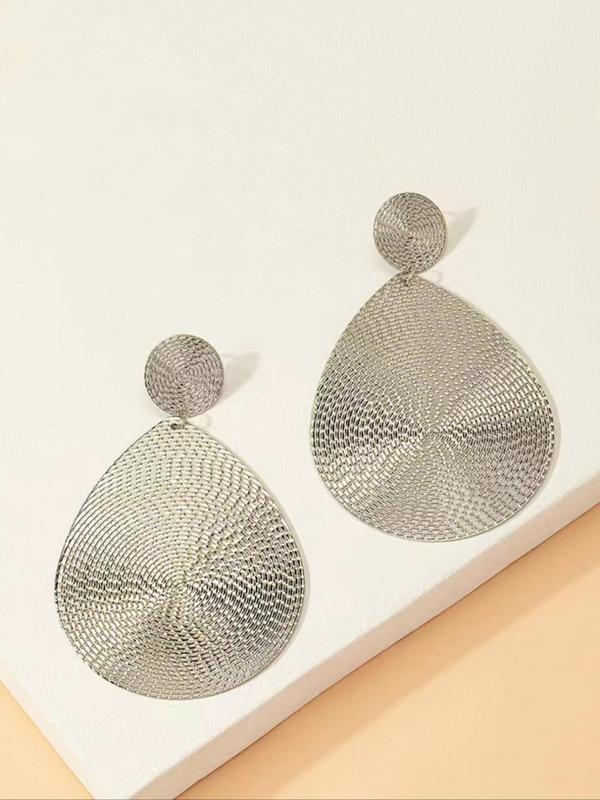 Boho Style Water Drop Design Dangle Earrings, Exaggerated Geometric Pendant Earrings for Women, Fashion Jewelry for Party, Daily Decor, Trendy All-match & Exquisite Jewelry for Birthday Gift 3