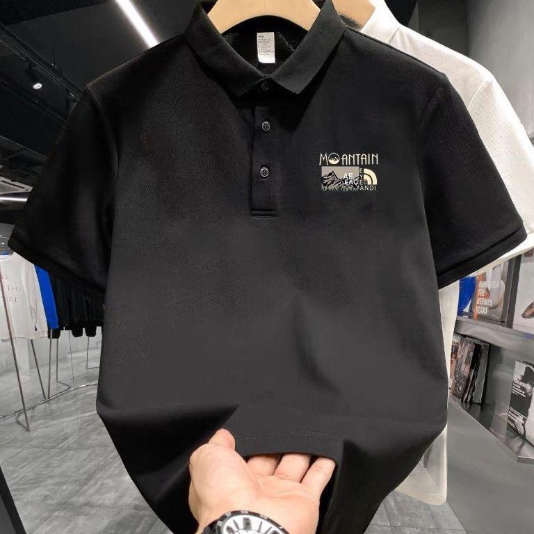 Product Introduction of Short Sleeve Polo Summer Trendy Brand 2024 Style Turn-down Collar Men's Casual Youthful Fashionable Versatile Ins Style Elegant Fasciitis 10