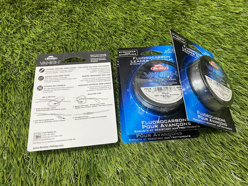 SENAR PANCING LEADER BERKLEY VANISH VLM 100% FLUOROCARBON VARIAN SIZE 3
