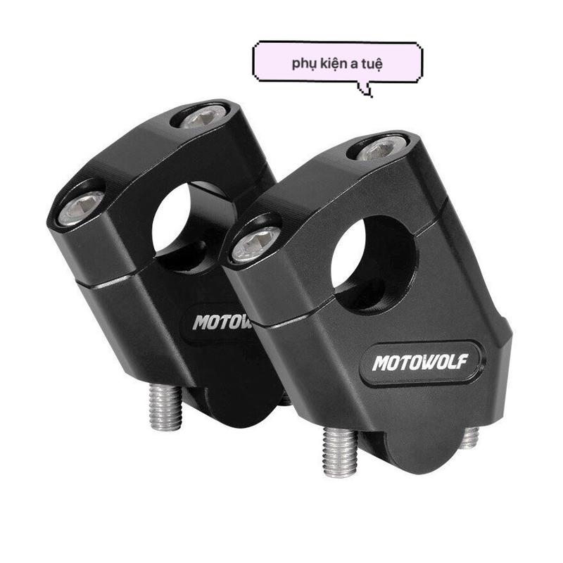 Gù Xéo Nâng Ghi Đông MOTO-WOLF , [ size 22mm-28mm]
