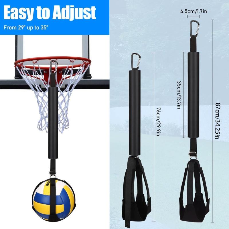 Product Introduction of 1Pcs Volleyball Spiking Training Aid Adjustable Belt Solo Serve Training Equipment Bouncing Train Rope Beach Volleyball Accessories<OUTU> 0