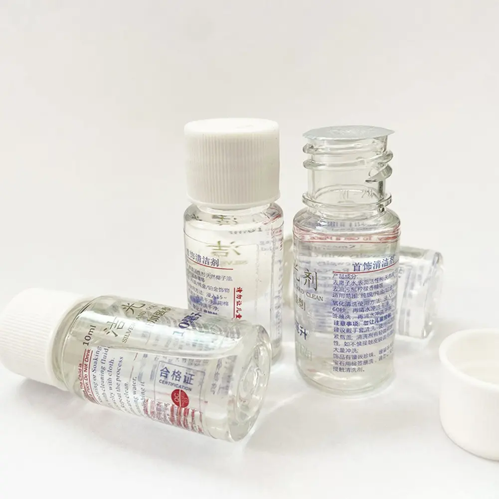 10ml silver and jewelry cleaner and silver cleaner, small bottle portable