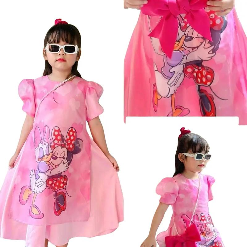 (SIZE 10-30KG) TẶNG DÂY NƠ NGỌC, SET ÁO DÀI CÁCH TÂN CỔ TRÒN KÈM CHÂN VÁY CHO BÉ Sandal Sandal Dép Sandal Quai Hậu