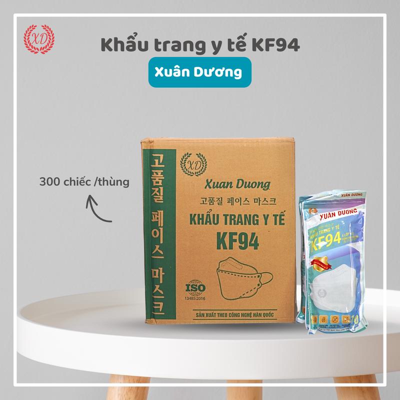 Thùng 300 Chiếc Khẩu Trang Y Tế KF94 Xuân Dương