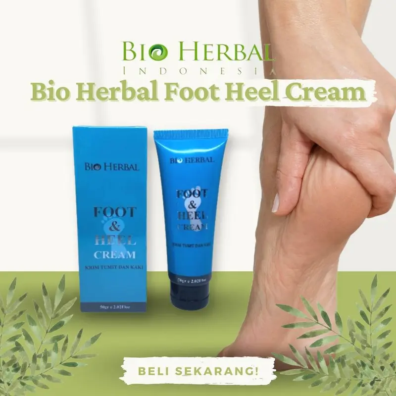 Krim Penghalus Tumit Kaki Pecah Dan Kering Bio Herbal Foot and Heel Cream 6