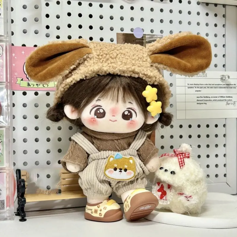 đồ mặc cho doll 20cm,quần áo cho baby three thỏ thị trấn, blind box quần áo cho v3, Quần Áo Đồ Chơi Nhồi Bông Bộ Quần Áo, Onesuit, 20cm, Quần Áo Búp Bê Bông, Váy Nhồi Bông, Trang Phục Mùa Đông, Váy Búp Bê Đầu Đáng Yêu, Bộ Hóa Trang, 6