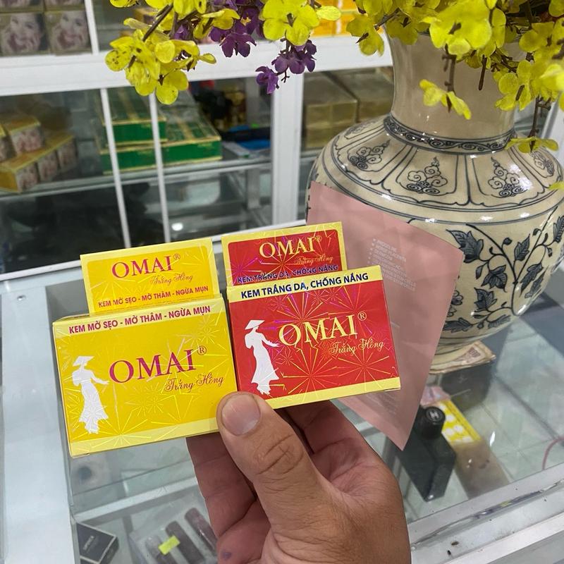 Combo 2 hũ kem omai mụn thâm mờ seo trắng da chống nắng hũ 12g Làm Đẹp Da Skincare kem trị Women Nữ Chăm Sóc Da Cho Bé